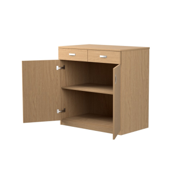 Holzkommode mit Regalfächern und Schubladen BD02