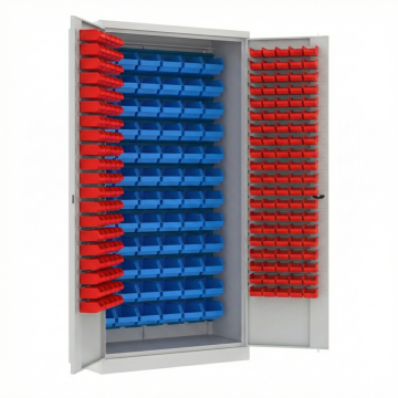 Schrank mit Plastikboxen Swm 205
