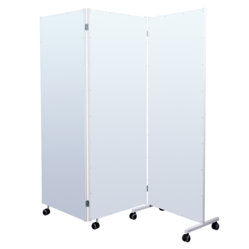 Dreiteiliger Kunststoffparavent Z728