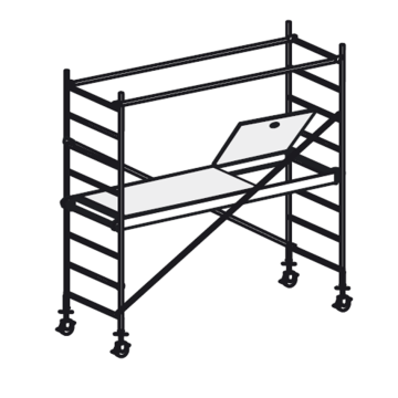 Fahrbares Aluminiumgerüst 7074/03