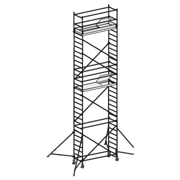 Fahrbares Aluminiumgerüst 7074/09