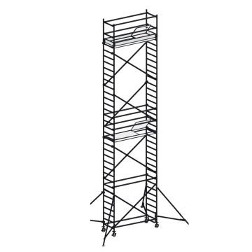 Fahrbares Aluminiumgerüst 7074/10