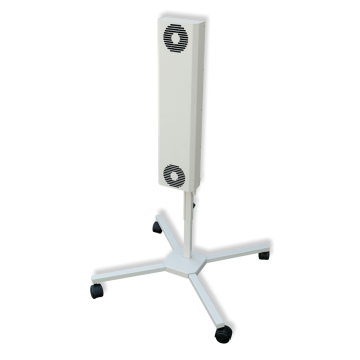 Smart-Stand-Germizidstrahler 48 W Weiß/Schwarz