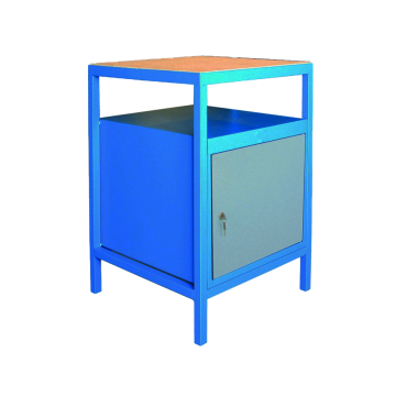Kleiner Werkstatt-Werktisch mit Schrank / verschiedene Farben