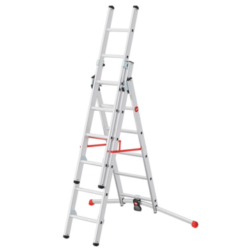 Dreiteilige Aluminiumleiter S100 – Typen von 3x6 bis 3x12