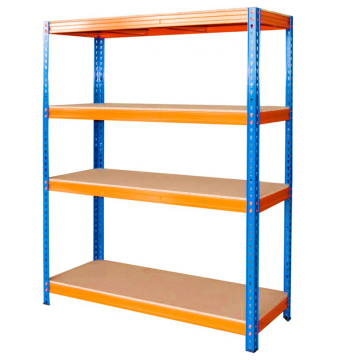 Professionelles schraubenloses Regal 1800 × 1800 × 600 mm