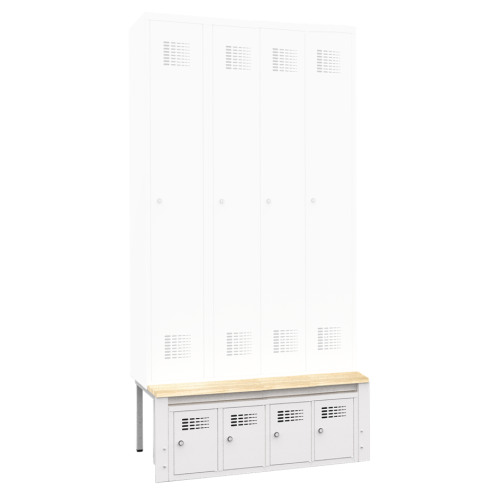Schuhschrank unter einen Metallschrank Snb 343 W