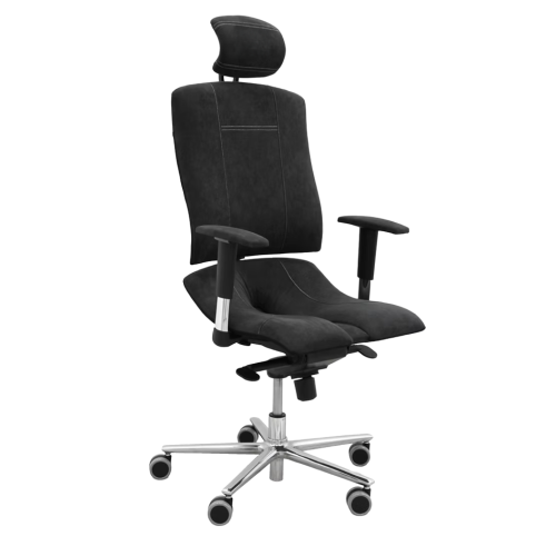 Ergonomická manažérska stolička pre zdravé sedenie Alcantara