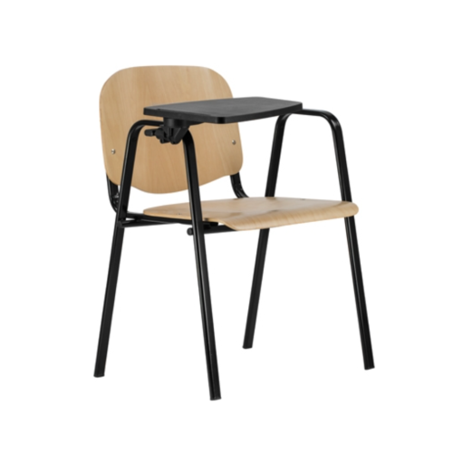 Holzstuhl mit Schreibtisch ISO