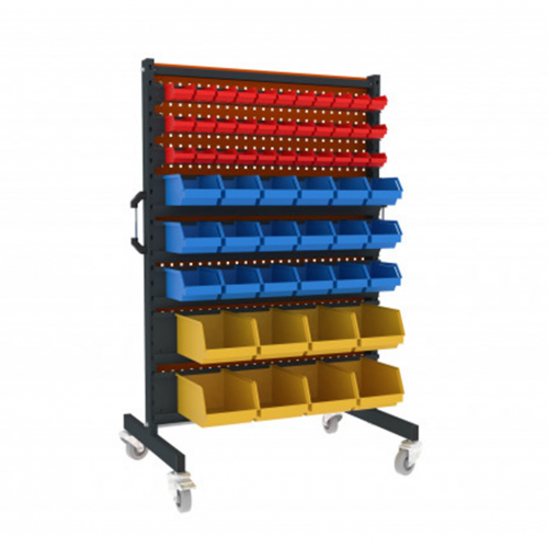 Perforierte Rollwand mit Boxen WW