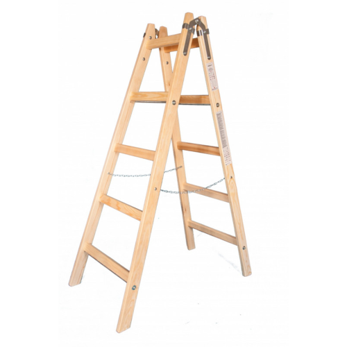 Beidseitige Holzleiter 89xx – Typen von 2x3 bis 2x10